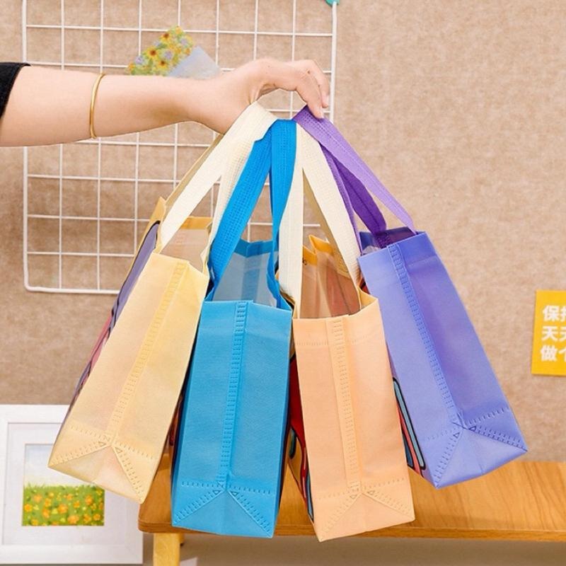 多巴胺手提袋 卡通手提袋 Dopamine手提袋 書包提袋 糖果色系手提袋 幼兒園分享禮伴手禮袋 輕便提袋 可折疊提袋-細節圖7