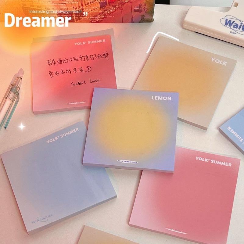 📝 日落便利貼 🗒️ 漸變N次貼 自黏便利貼 N次貼 便條紙 便簽紙 便條貼 留言貼-細節圖6