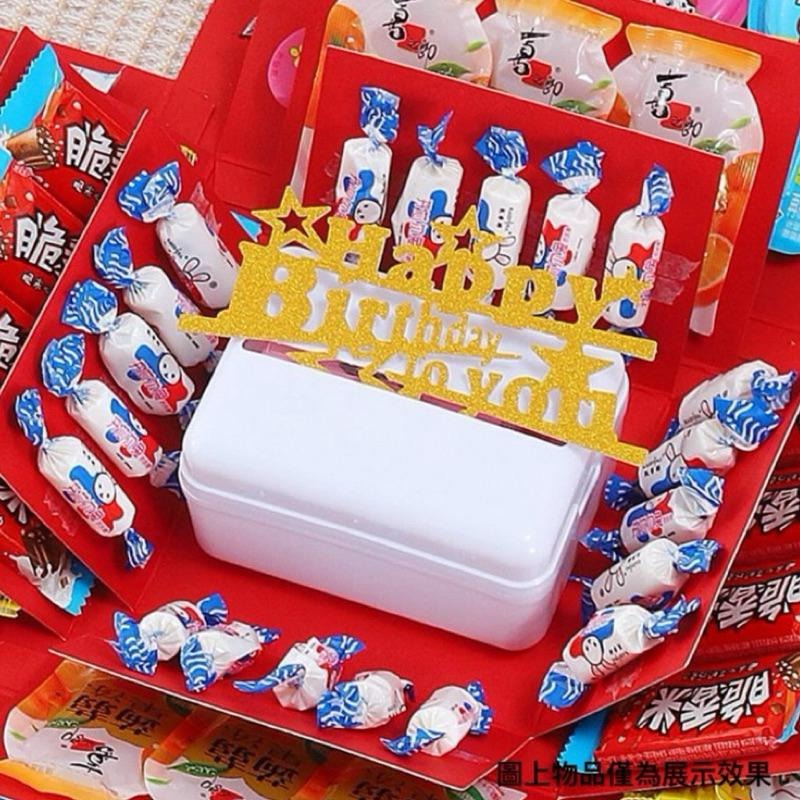 驚喜生日禮盒  生日文案盒 創意多層禮盒 朋友生日 情侶禮盒 爆炸禮品盒 氣氛道具  網紅爆款 精緻禮盒 慶生禮盒-細節圖4
