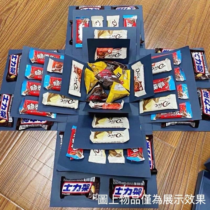 驚喜生日禮盒  生日文案盒 創意多層禮盒 朋友生日 情侶禮盒 爆炸禮品盒 氣氛道具  網紅爆款 精緻禮盒 慶生禮盒-細節圖7