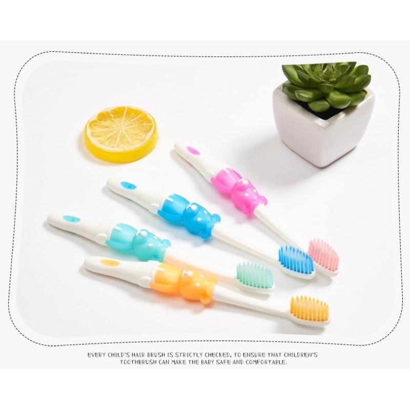 🪥 小熊牙刷 🪥  軟毛牙刷 盒裝牙刷 短柄牙刷 矽膠牙刷 可愛牙刷-細節圖4