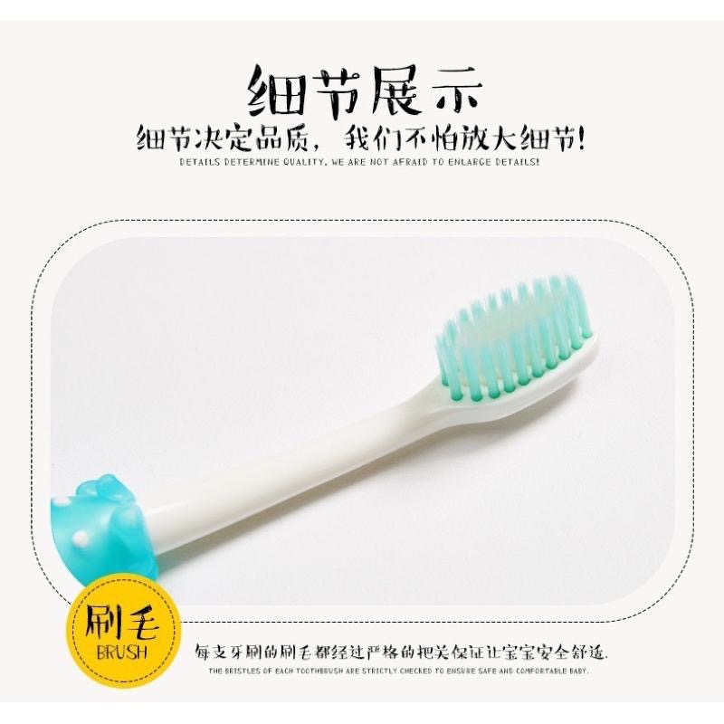 🪥 小熊牙刷 🪥  軟毛牙刷 盒裝牙刷 短柄牙刷 矽膠牙刷 可愛牙刷-細節圖6