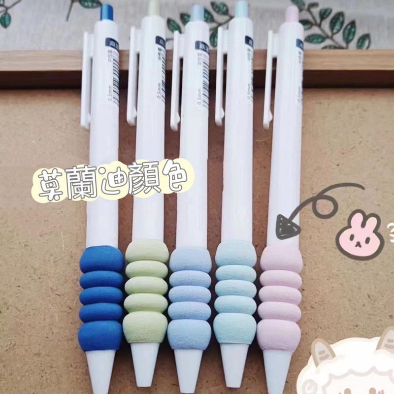 ✅ 雲朵ST筆 📝 小清新ST筆 按壓筆 莫蘭迪自動筆 刷題筆  果凍色  ins 可愛 奶油色筆 棉花糖筆 馬卡龍-細節圖5