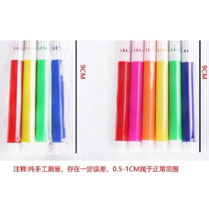 ⚡️閃電現貨 ⚡️ 塗鴉彩色筆 迷你彩色筆 手作彩色筆 彩色筆組 4色彩色筆 6色彩色筆 分享禮 幼兒園獎勵-細節圖8