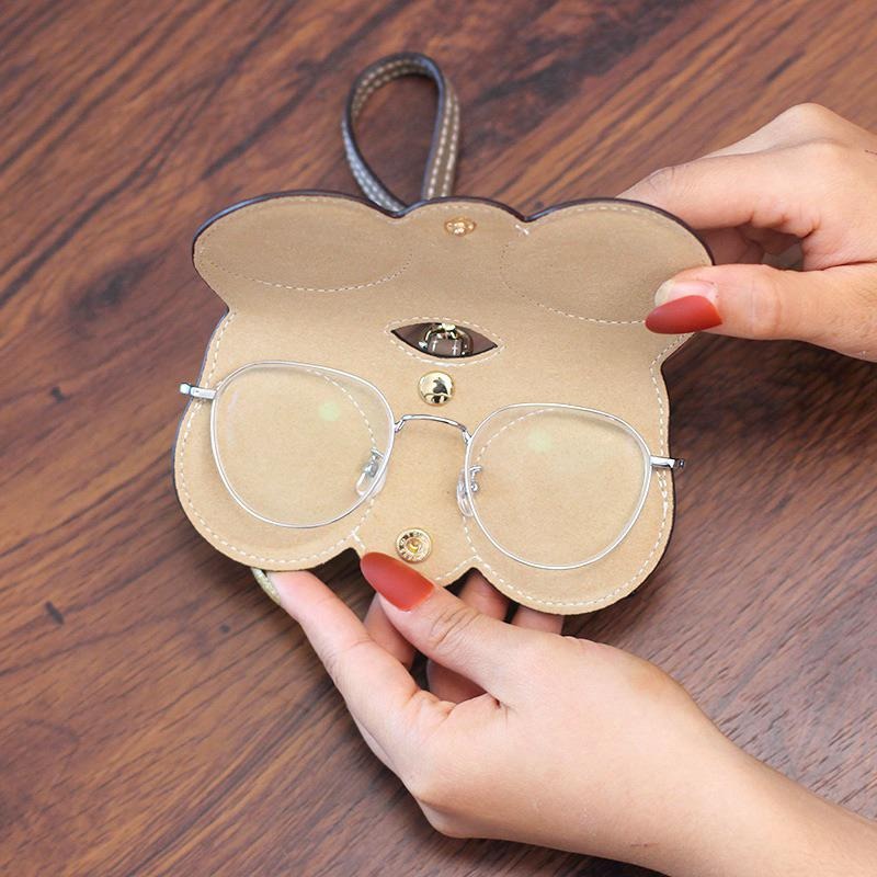 🕶️ 摩登眼鏡套 👓 時尚墨鏡收納袋 皮革眼鏡套 太陽眼鏡收納 背包側掛袋 眼鏡收納袋 墨鏡收納-細節圖7