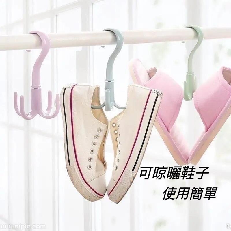 ⏰12H發貨💯免運🤗 旋轉四爪掛勾 圍巾挂鈎 衣帽挂鈎 免釘掛勾 涼鞋掛勾 包包掛勾 包包收納 衣櫃收納挂架-細節圖4