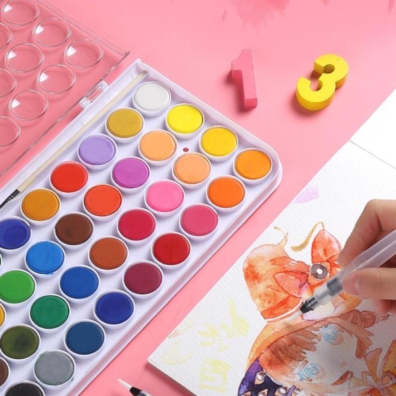 🖌️ 自來水筆 🌈 儲水筆 水彩筆 顏料筆 勾線筆 暈染筆 可視水筆 水彩自來水筆-細節圖2
