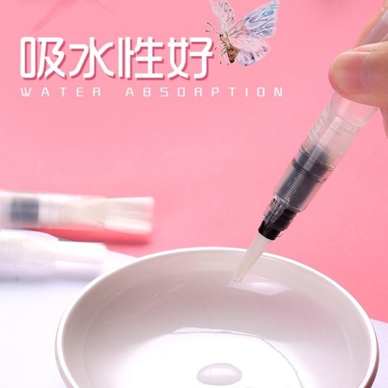 🖌️ 自來水筆 🌈 儲水筆 水彩筆 顏料筆 勾線筆 暈染筆 可視水筆 水彩自來水筆-細節圖3