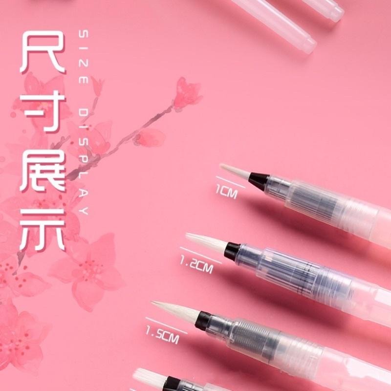 🖌️ 自來水筆 🌈 儲水筆 水彩筆 顏料筆 勾線筆 暈染筆 可視水筆 水彩自來水筆-細節圖6