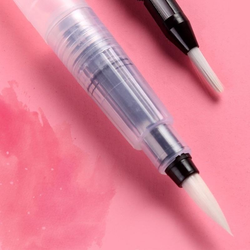 🖌️ 自來水筆 🌈 儲水筆 水彩筆 顏料筆 勾線筆 暈染筆 可視水筆 水彩自來水筆-細節圖7