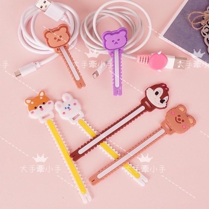⏰12H出貨🤗 多用途集線器 數據線集線器 卡通集線器 可愛集線器 充電線集線器 耳機集線器 理線器 收納理線器-細節圖3