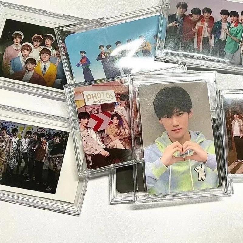 貝殼卡轉 咕卡硬盤 透明卡轉 球卡硬卡 小卡展示 明星卡收納 卡牌保護殼 壓克力保護殼-細節圖4