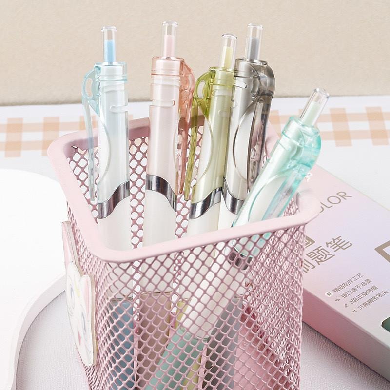 按動筆 果凍色 高顔值刷題筆 0.5mm 中性筆 子彈頭筆 考試用筆 碳素筆 簽字筆 水筆 圓珠筆 學生文具 辦公用品-細節圖4