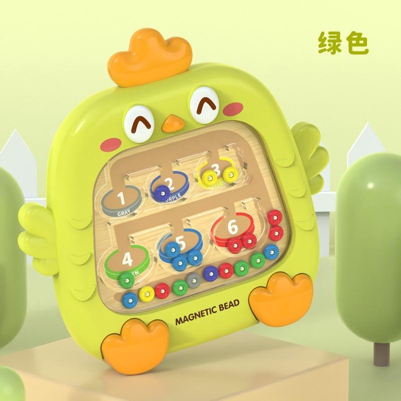 磁性運筆畫板 磁力畫板 智力開發玩具 手部開發 運筆練習 邏輯思維游戲 安靜畫板 趣味玩具 桌游益智 互動游戲-細節圖7