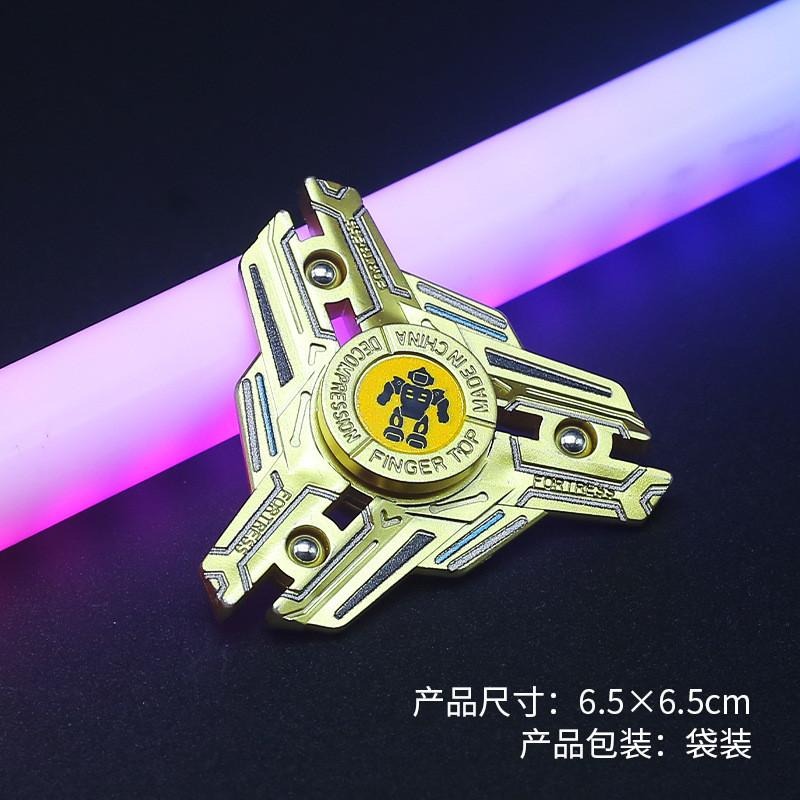 新款指尖陀螺 旋轉陀螺 三葉指尖陀螺 炫酷指尖陀螺 圓形金邊陀螺 小玩具 吸睛 三指陀螺 發泄 手指陀螺 減壓 小禮物-細節圖7