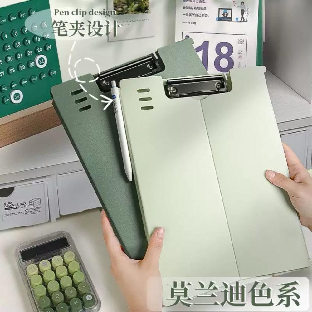 直立式文件夾 可立式夾板 秘書夾 多功能 A4隨身工作板 樂譜架 考試卷夾板 A4文件夾 文件夾板 辦公用品 學生用品-細節圖4