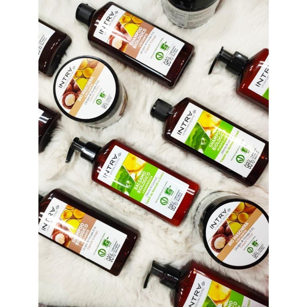 全新 唯有機 INTRA吟萃 新堅果OMEGA柔順洗髮精 護髮膜 薄荷檸檬淨化洗髮精 潤髮乳 蘆薈青蘋果保濕 250mL-細節圖2