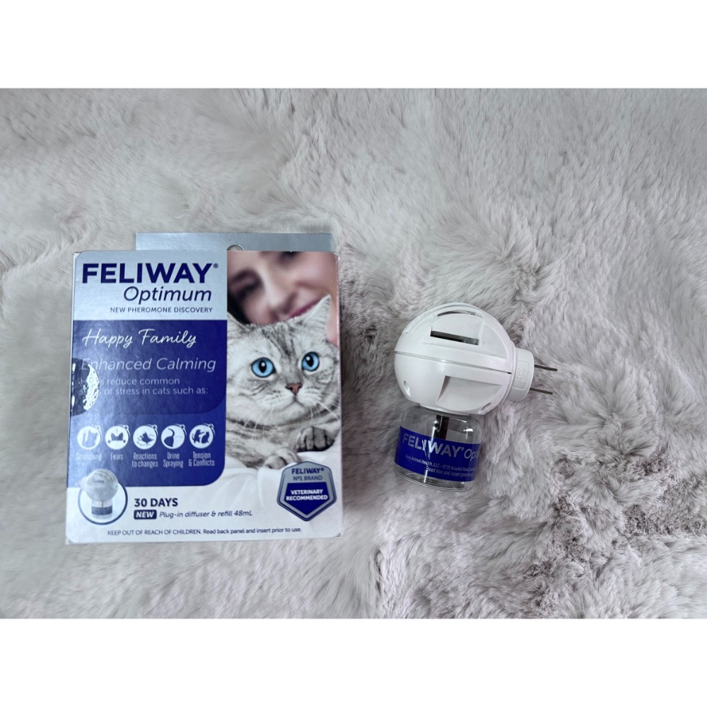 法國FELIWAY Optimum Cat (30天套組48ml ) 增強鎮靜費洛蒙擴香 緩和貓咪情緒 ！最新款！補充罐-規格圖8