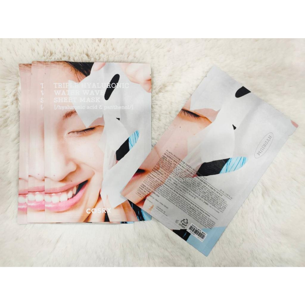 🏷️ COSRX  HYALURONIC 保濕補水面膜 1片💜Water Wave Sheet Mask 玻尿酸-細節圖3