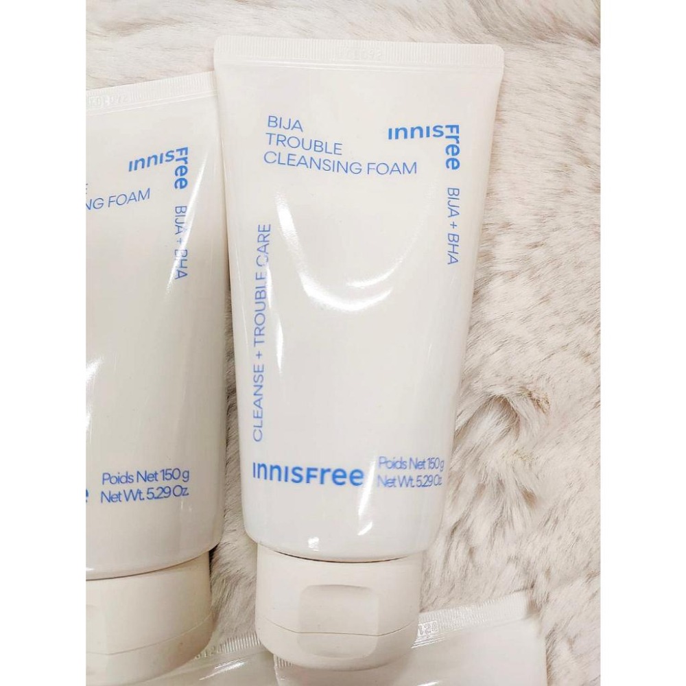 ‼️ 台灣公司貨‼️INNISFREE 火山泥毛孔調理(BHA) 綠茶保濕胺基酸 香榧鬥荳 橄欖維他命E潔面乳 150g-細節圖4