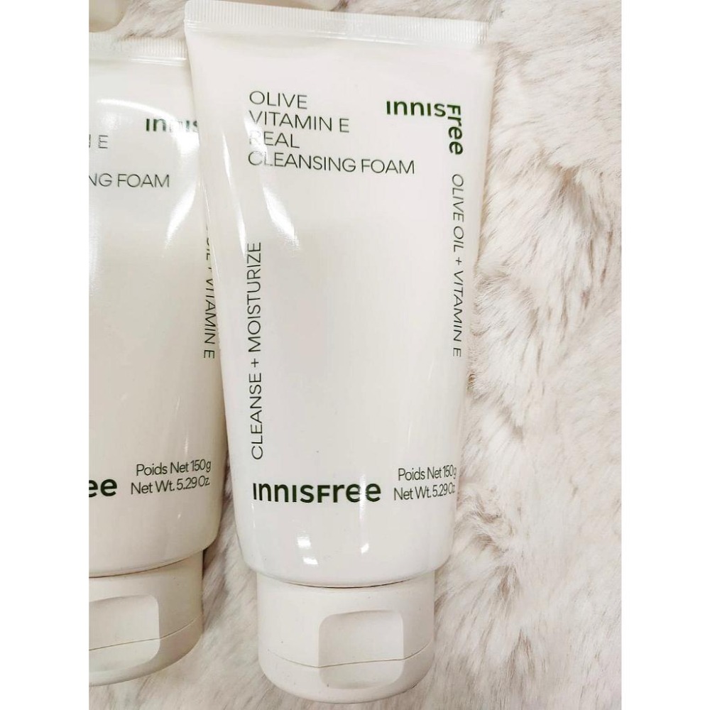 ‼️ 台灣公司貨‼️INNISFREE 火山泥毛孔調理(BHA) 綠茶保濕胺基酸 香榧鬥荳 橄欖維他命E潔面乳 150g-細節圖8