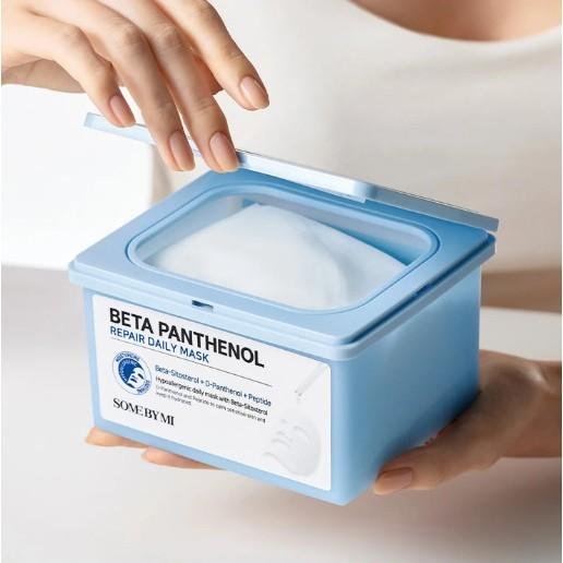 韓國💙SOME BY MI💙Beta-Panthenol泛醇肌膚屏障再生 抽取式日常面膜30片 身體乳200ml-細節圖4