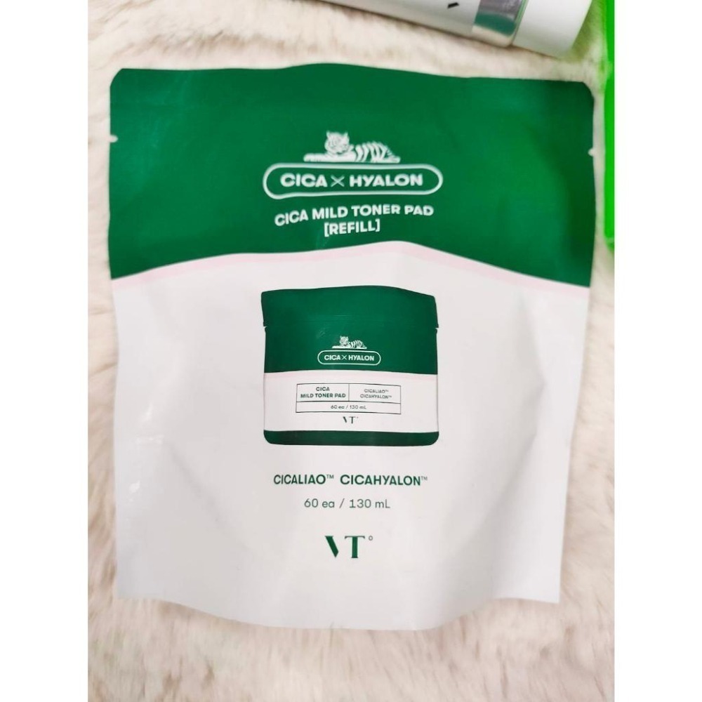 ☘️VT COSMETICS☘️老虎CICA積雪草🩵卸妝巾✨溫和潔面乳💚化妝水🩵爽膚棉(補充包/盒)💚乳液💚面霜PLUS-細節圖6