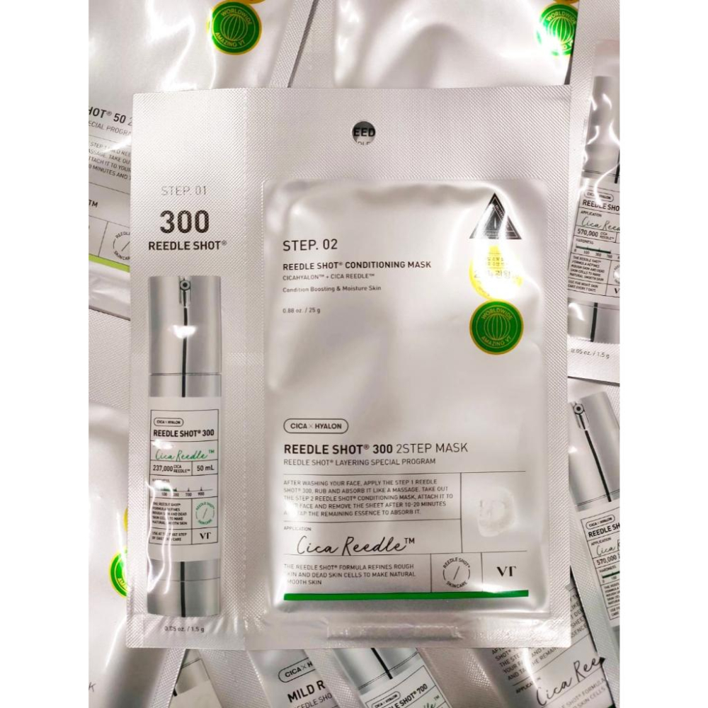 【VT】COSMETICS CICA老虎微晶面膜REEDLE 2STEP MASK(50/100/300/1000)-細節圖5