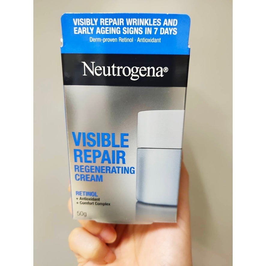 最優惠全新升級Neutrogena台灣露得清 肌緻新生A醇💖乳霜50g💖眼霜15g💖精華30ml💖晚霜30ml-規格圖6