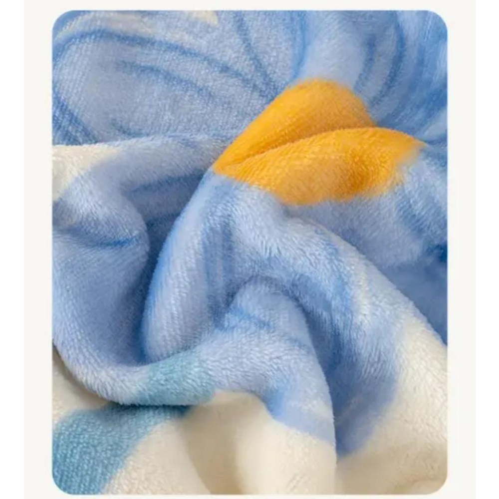 法蘭絨加厚毛毯 120*200cm (Cetaphil舒特膚贈品) 午睡毯 小毯子 小被被 雙人毛毯 沙發毛毯 珊瑚絨-細節圖4