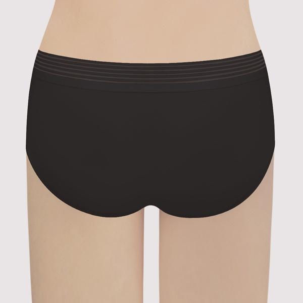 全新現貨【曼黛瑪璉】低腰平口無痕內褲 (黑)-細節圖3