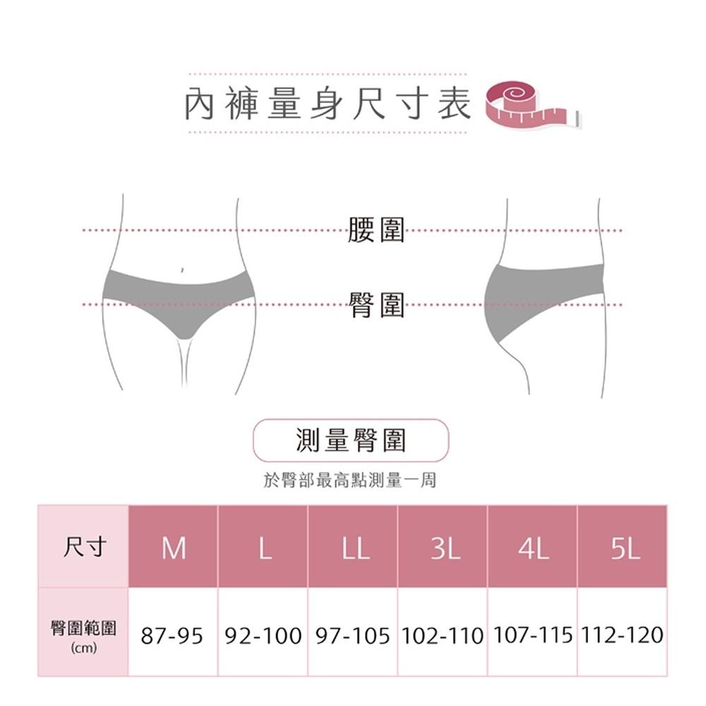 華歌爾-健康內褲 天竹纖維-NSC033PN 中腰三角褲(甜蜜粉)L-細節圖7