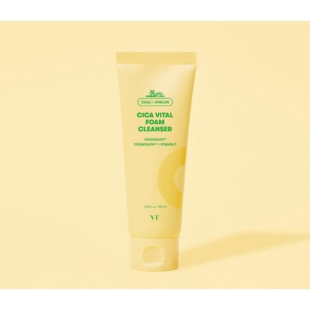 韓國☘️VT COSMETICS☘️CICA  ✨積雪草溫和潔面乳300ml  ✨老虎維他命洗面乳 100ml-細節圖6