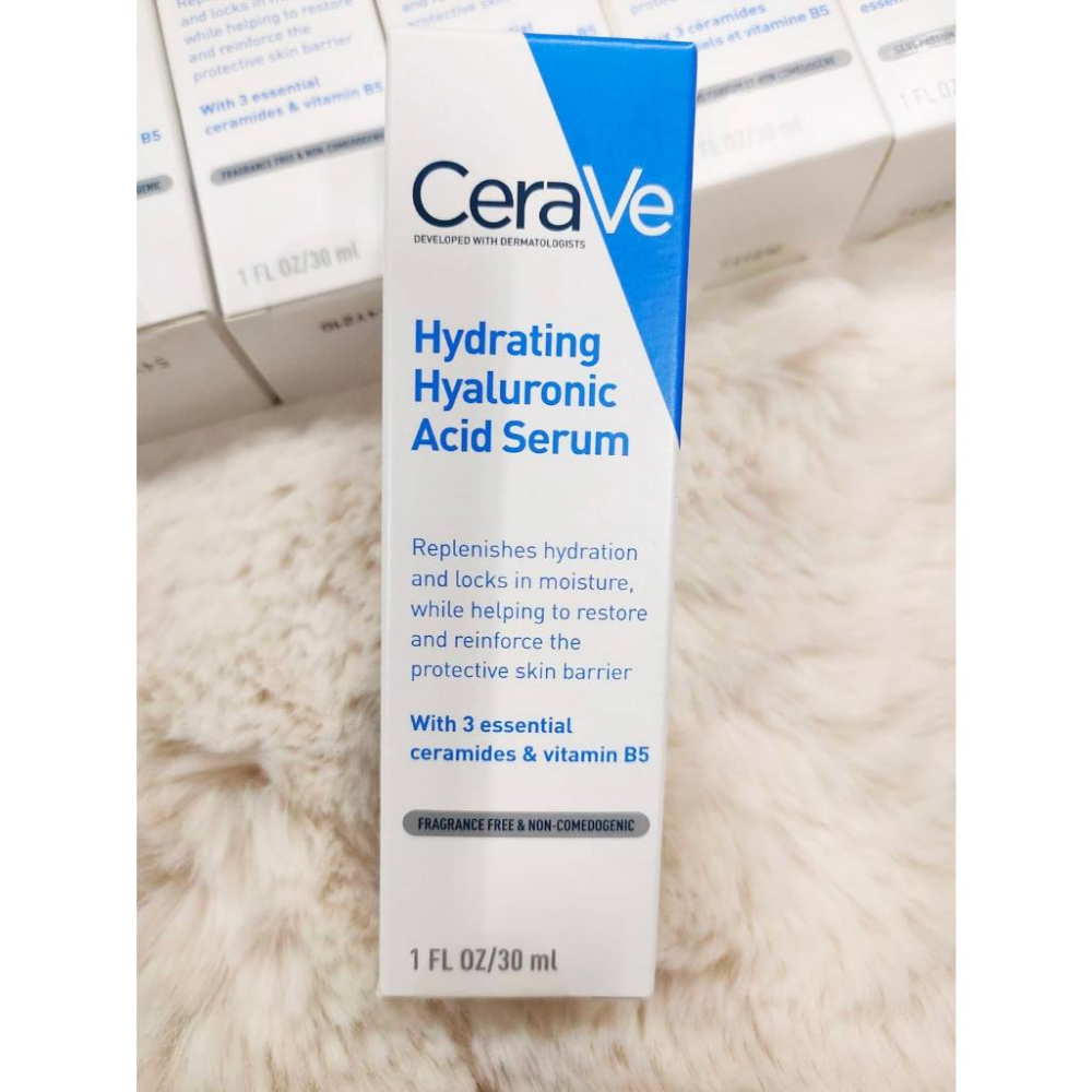CeraVe適樂膚💧全效極潤修護精華水 200ml 安敏補水💧全效水光B5玻尿酸修護精華 30ml補水保濕 台灣公司貨-細節圖4