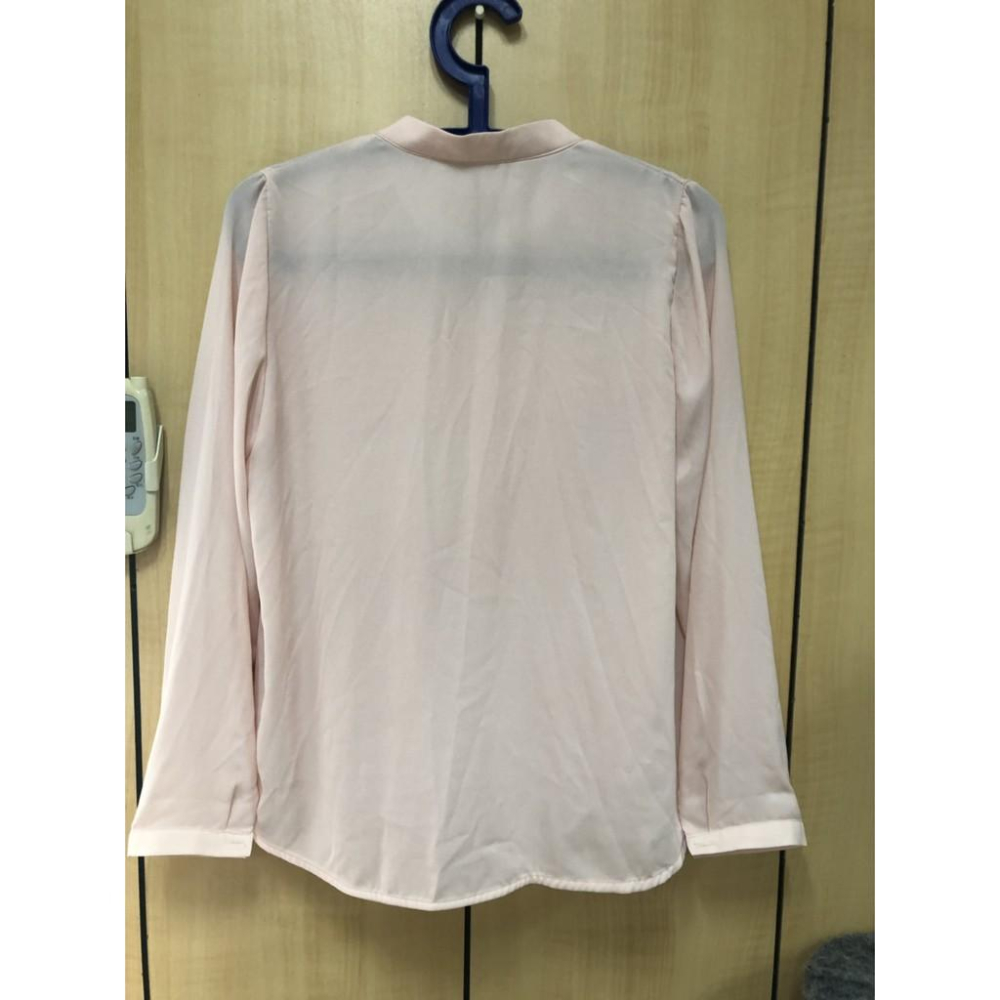 全新 杏色 粉橘色 雪紡上衣  ❤️ Made in Korea ❤️-細節圖4