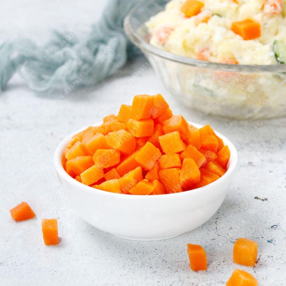 【八通食品】香炒蔬菜丁／專營餐廳、嚴選食材／挑戰最低價／三色豆／玉米粒／紅蘿蔔丁／馬鈴薯丁／青豆仁／冷凍蔬菜／自助餐-細節圖4