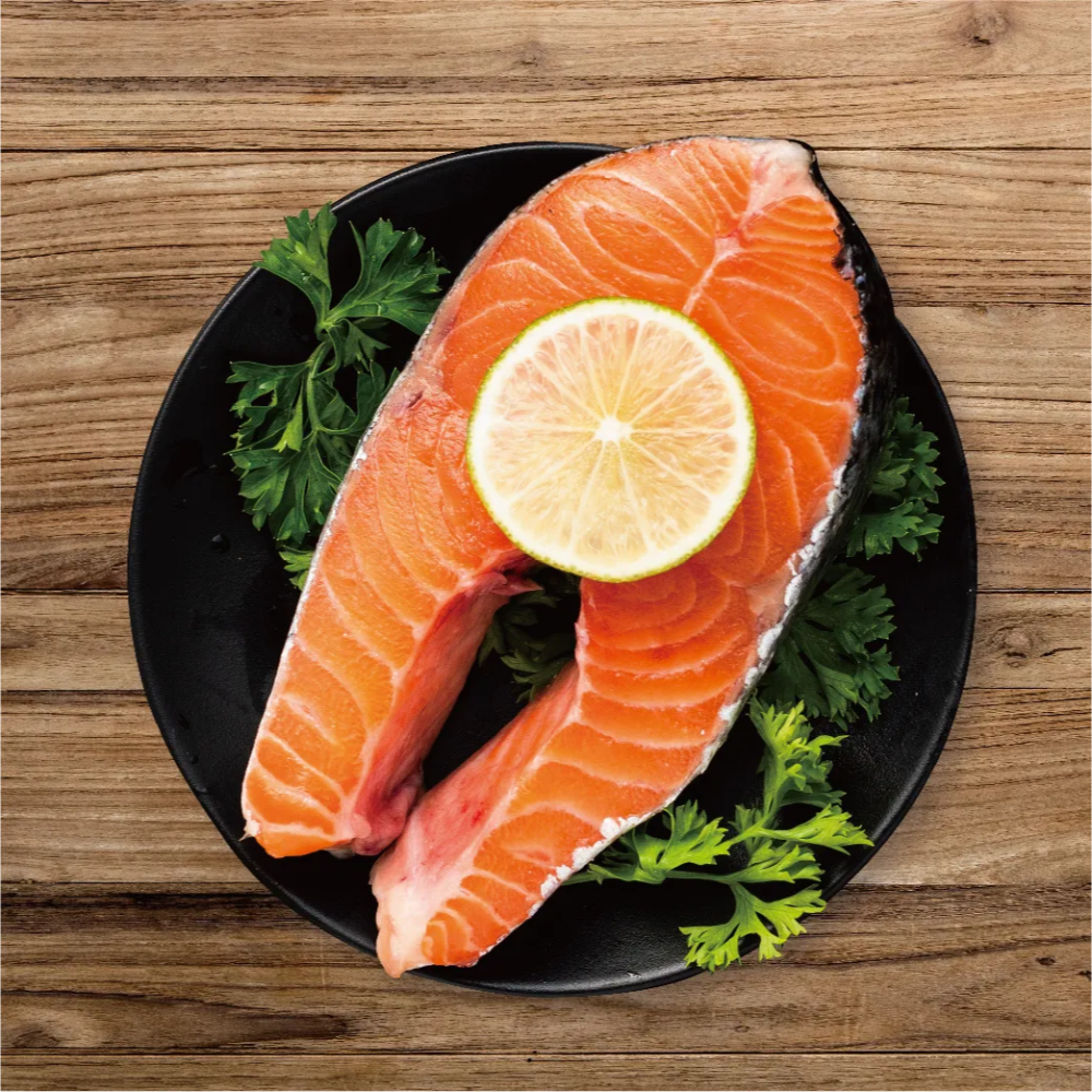 【八通食品】智利紅鮭魚切片18p／專營餐廳、嚴選食材／挑戰最低價／煎炸／鮭魚-細節圖2