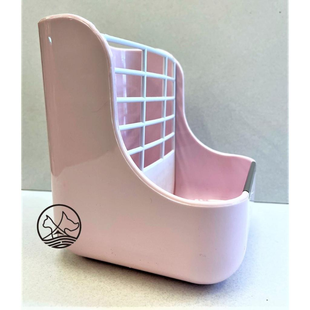 新款上市✪四寶的店✪牧草盒【CARNO 卡諾】固定式 莫藍迪 二合一草架 兔子 龍貓 倉鼠 天竺鼠 飼料盆 食盆-細節圖6