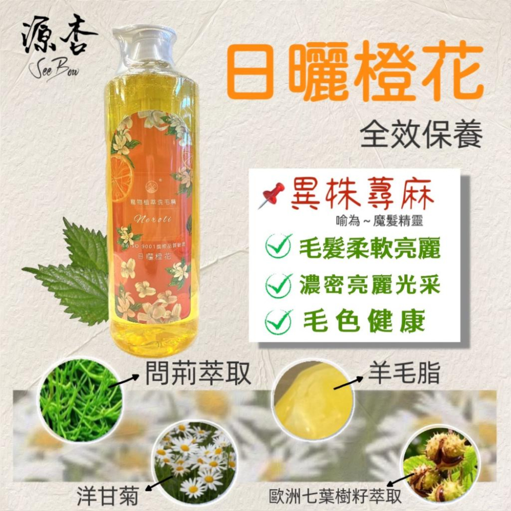 超大容量👍四寶的店👍源杏 寵物專用 植萃洗毛精 來點小青新 4000ml/瓶《 防蚤蝨系列》犬 貓 狗 專用 沐浴露-細節圖2