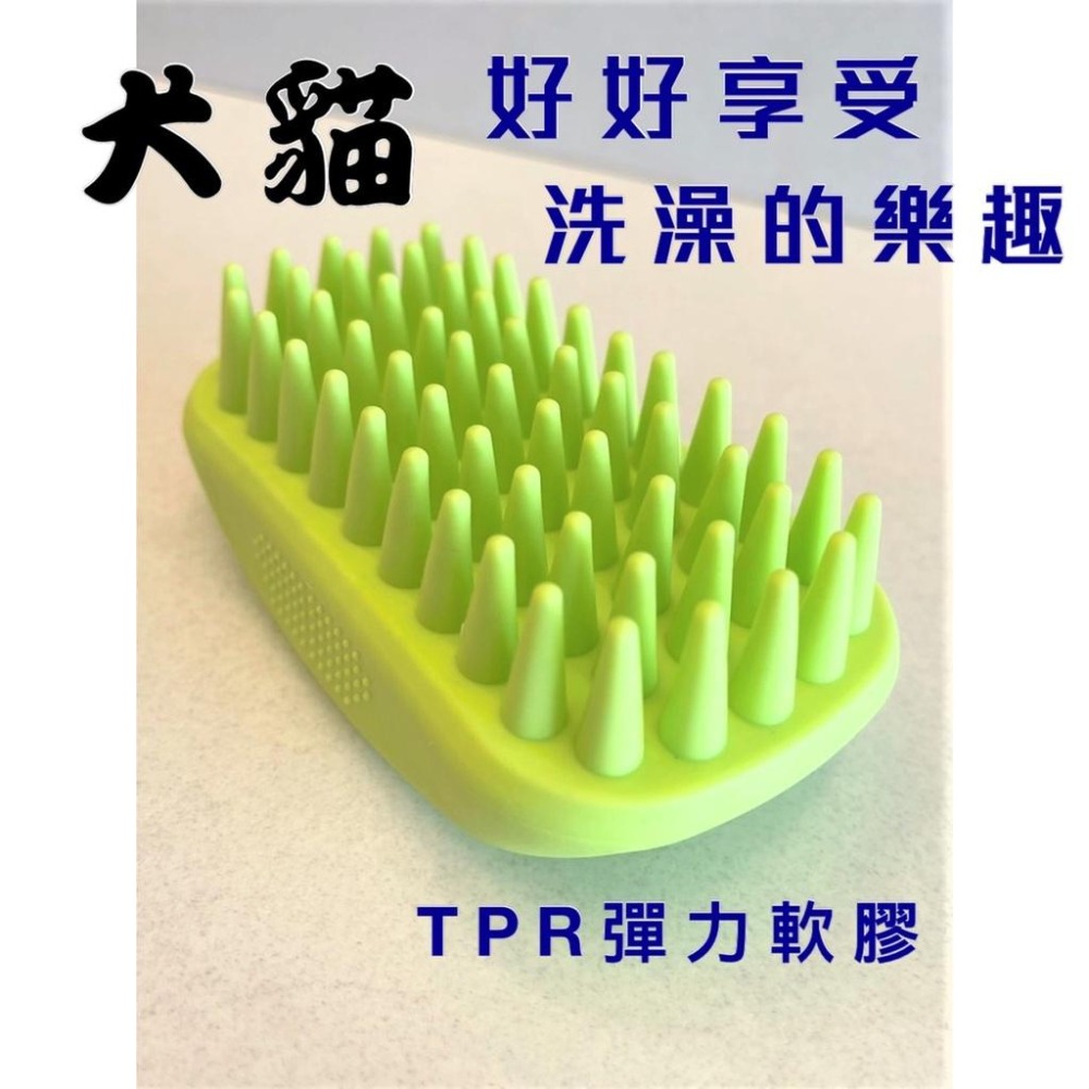 👍四寶的店👍沐浴刷 貓 狗 洗澡刷 按摩刷 長毛 短毛 小型 中型 大型 台灣現貨 白毛 捲毛 直毛 粗毛 源杏-細節圖4
