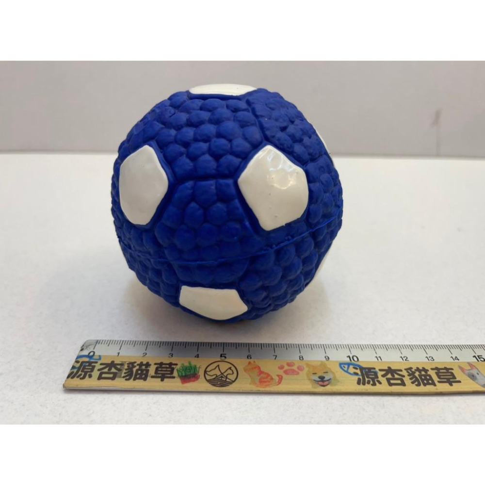 ✪四寶的店✪狗玩具 乳膠 發聲 藍足球玩具 幼犬消耗體力 小狗自嗨解悶神氣 互動 丟接 拋投訓練 遊戲 犬 狗玩具-細節圖4