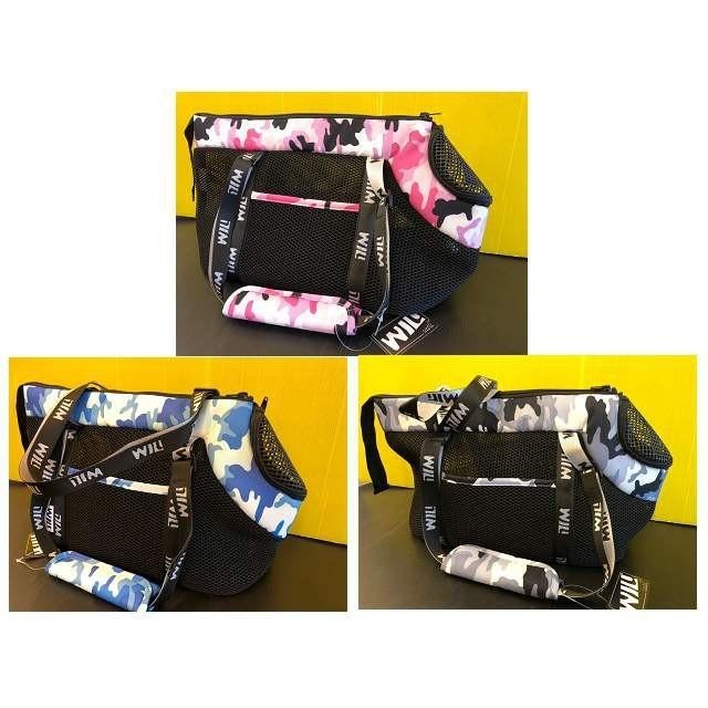 ✨四寶的店✨附發票~RB-02H 迷彩➤黑網➤灰色 WILL 寵物包 極輕超透氣外出包可肩揹/大斜揹 犬 狗 貓-細節圖2