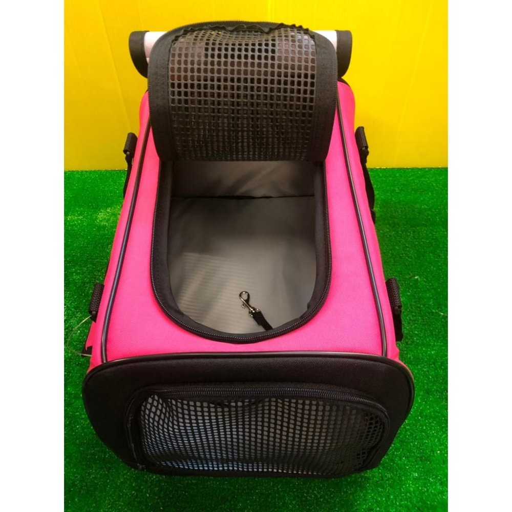 ✨四寶的店✨WILL【PB 03 硬底 極透氣款 外出包 新春紅色】台灣設計狗 貓 竉物包 可放於will推車上使用-細節圖3