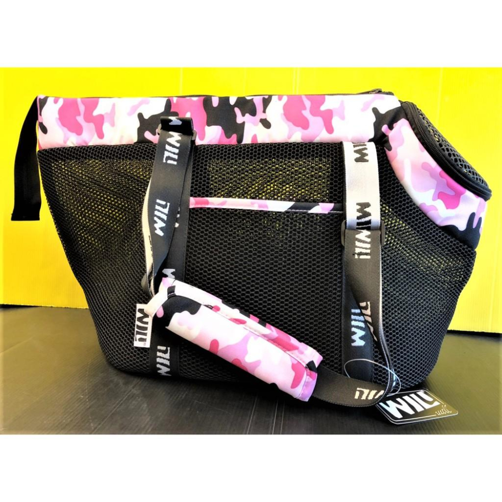 ✨四寶的店✨附發票~RB-04 迷彩➤黑網➤三色 WILL 設計+寵物 極輕超透氣外出包可肩揹/大斜揹 犬 狗 貓-細節圖4