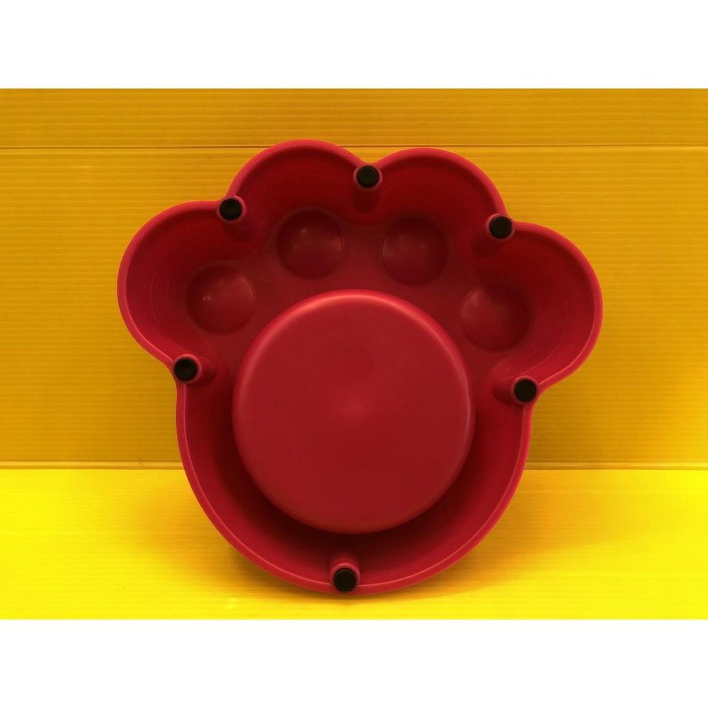 出清商品 附發票~－－－只有一個顏色~腳印狗碗 狗碗 貓碗 狗糧碗 喝水碗✪四寶的店n✪-細節圖2