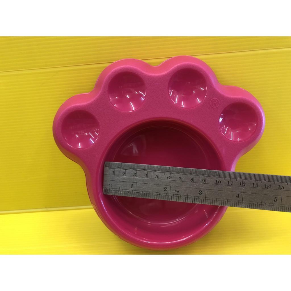 出清商品 附發票~－－－只有一個顏色~腳印狗碗 狗碗 貓碗 狗糧碗 喝水碗✪四寶的店n✪-細節圖3