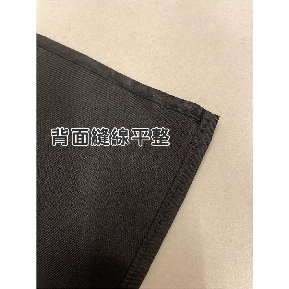 源杏 寵物美容考試檢定用品 黑色 素面 防潑水 圍裙 犬 狗 剃毛 剪毛 美髮 工作服 雙口袋 無標誌 無繡字-細節圖3