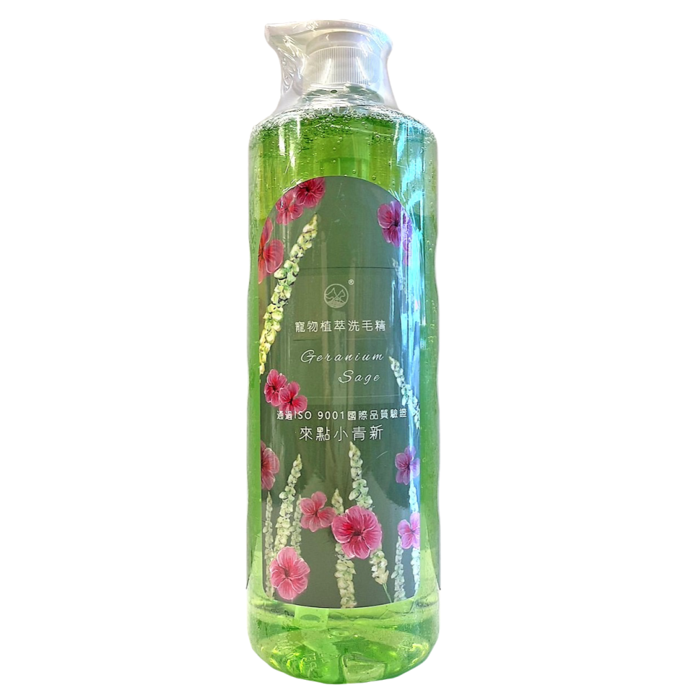 超大瓶 源杏 植萃洗毛精 來點小青新 防蚤蝨系列 1050ml/瓶《犬 貓 狗 專用》 寵物專用 沐浴 乳-細節圖3