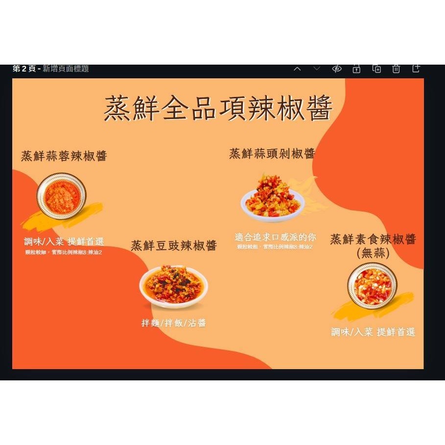 蒸鮮素食辣椒醬-細節圖2