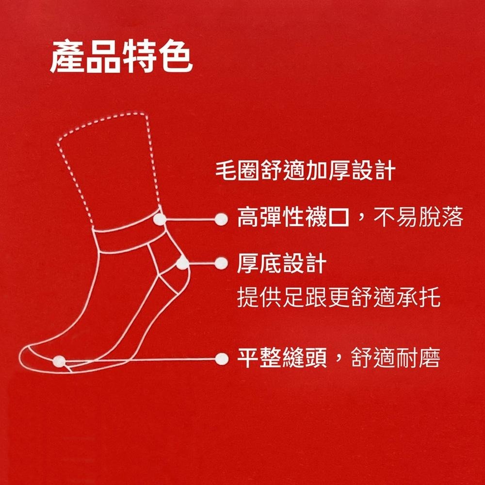 PUMA 經典加厚毛巾底運動短筒襪3雙裝 彪馬 跳豹 男襪 女襪 襪子 運動襪 短襪 加厚 高彈 平整縫頭 耐磨 深藍-細節圖3